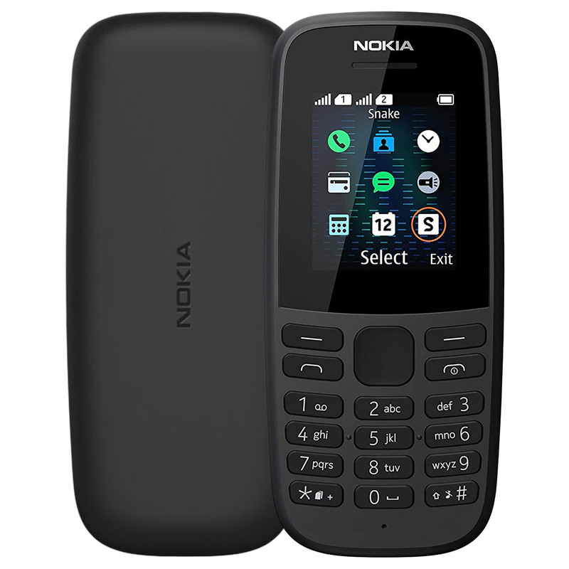 گوشی موبایل نوکیا مدل 105 - 2019 TA-1174 DS AR دو سیم کارت ظرفیت 4 مگابایت و رم 4 مگابایت